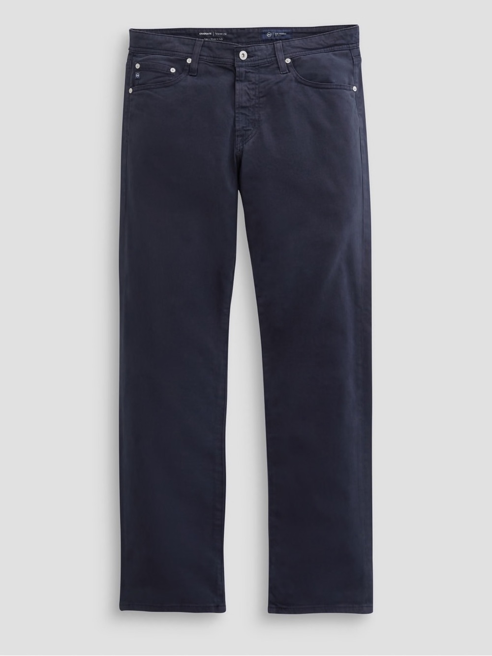 AG The Graduate Men’s SUD Pant Sueded Sateen Tailored Leg New Navy Gray 33x32